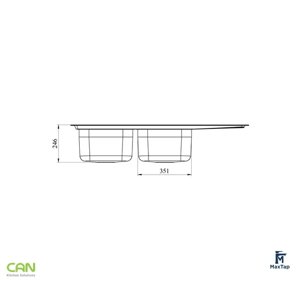 سینک ظرفشویی استیل کن مدل 8142S 3