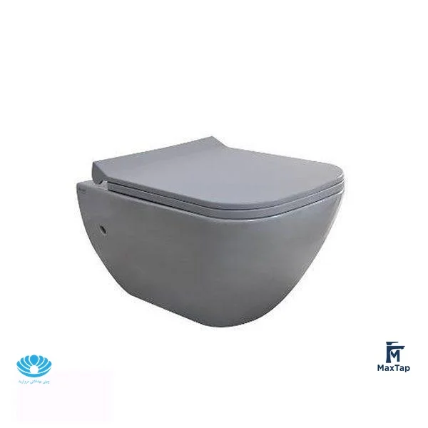 توالت فرنگی وال هنگ مروارید مدل کاپریس 54 درجه یک 6