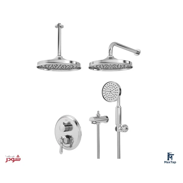 شیر توکار شودر مدل زیگموند BRASS تیپ چهار