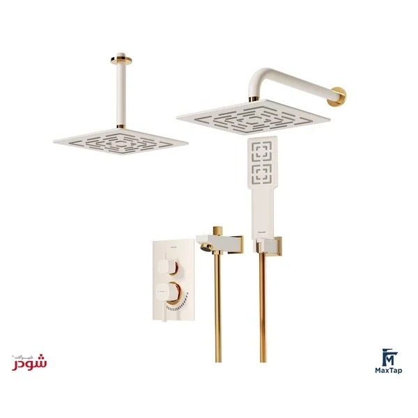 شیر توکار شودر مدل رومر BRASS تیپ 4 3