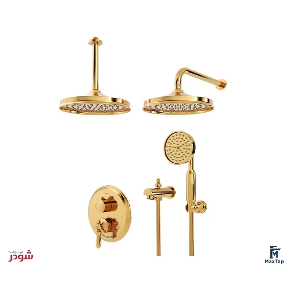 شیر توکار شودر مدل زیگموند BRASS تیپ چهار2